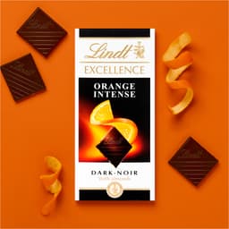 Lindt Excellence Dark Orange Chocolate Bar 100g