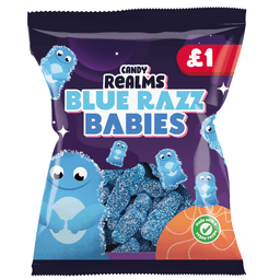 Candy Realms Blue Razz Babies Bag 160g £1 PMP