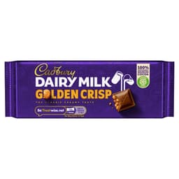 Cadbury Dairy Milk Golden Crisp Bar 53g (Irish)