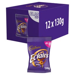 Cadbury Eclairs Chocolate Bag 130g £1.35 PMP