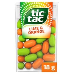 Tic Tac Lime & Orange Mint Sweets 18g