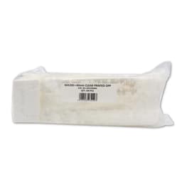Clear Snowflake Printed Blockbottomed Bags 100 Pack (Empty)