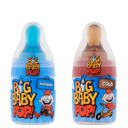 Bazooka Big Baby Pop Cola & Raspberry 32g