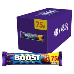 Cadbury Boost Bar 48.5g 75p PMP
