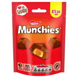 Munchies Milk Chocolate & Caramel Sharing Bag 81g PMP £1.50