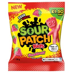 Sour Patch Kids Strawberry Flavour Sweets Bag 130g £1.50 PMP