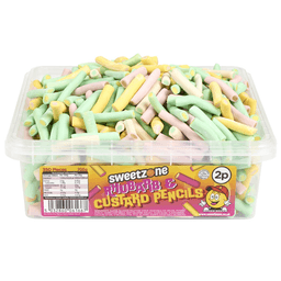 Sweetzone Rhubarb & Custard Pencils Tub 700g 2p PMP