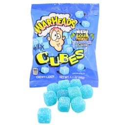 Warheads Blue Raspberry Cubes Bag 99g