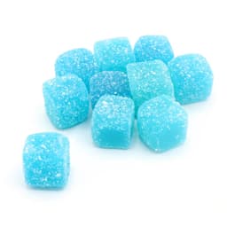 Warheads Blue Raspberry Cubes Bag 99g