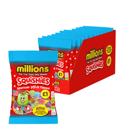 Millions Squishies American Sour Bag 100g £1 PMP