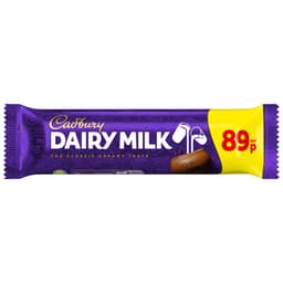 Cadbury Dairy Milk Chocolate Bar 45g 89p PMP