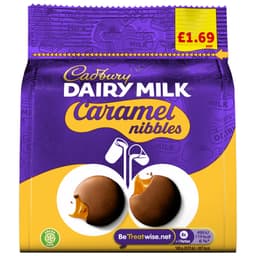 Cadbury Dairy Milk Caramel Nibbles Chocolate Bag £1.69 PMP 85g