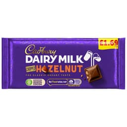 Cadbury Dairy Milk Chopped Nut Chocolate Bar 95g £1.69 PMP