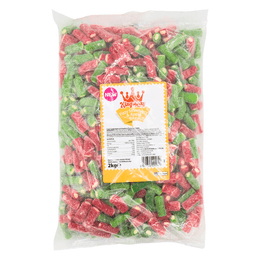 Kingsway Fizzy Strawberry and Apple Bites Bag 2kg