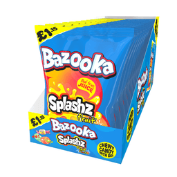 Bazooka Splashz Fruit Fiesta Bag 120g £1.15 PMP