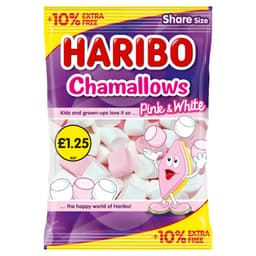 Haribo Chamallows Bag 154g £1.25 PMP + 10% Extra Free