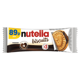 Nutella Biscuits 3 Pack 41.4g 89p PMP