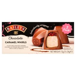 Baileys Chocolate Caramel Whirls 3 Pack Box 78g