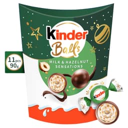 Kinder 11 Choco Balls Milk & Hazelnut Sensations 90g