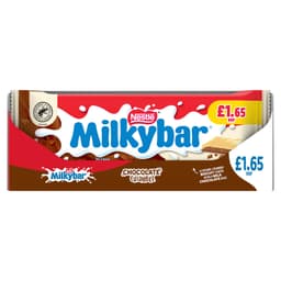 Milkybar Chocolate Crumble White Chocolate Bar 84g PMP £1.65