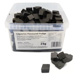 Liquorice Flavoured Fudge Tub 2kg
