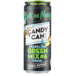 Candy Can Rick & Morty Sparkling Green Mix #6 Drink Can 330ml