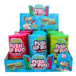 Crazy Candy Factory Push Up Duo Lollipop 124g