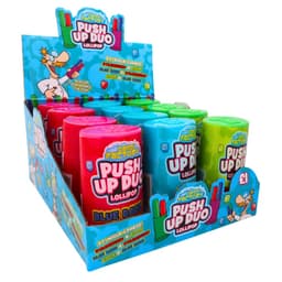 Crazy Candy Factory Push Up Duo Lollipop 124g