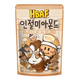 HBAF Injeolmi Flavour Almonds Pouch 120g
