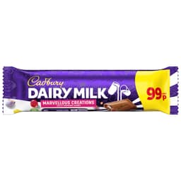 Cadbury Dairy Milk Marvellous Creations Jelly Popping Candy Chocolate 47g 99p PMP