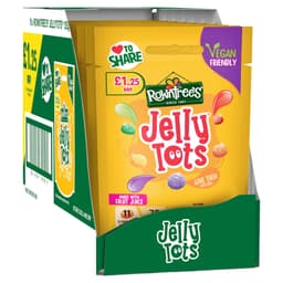 Rowntree's Jelly Tots Sweets Sharing Bag 120g PMP £1.25