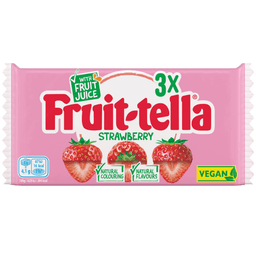 Fruit-tella Strawberry 3 Pack 123g
