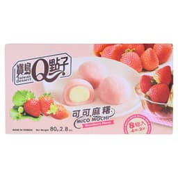 Q Taiwan Dessert Mico Mochi Strawberry Flavour 80g