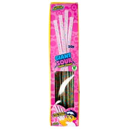 Crazy Candy Factory Giant Sour Candy Straws 12g