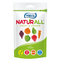 Vidal Naturall Fruits and Veggies Pouch 180g