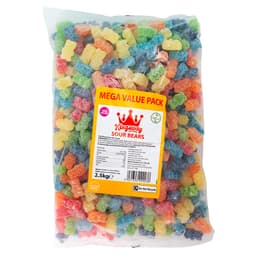 Kingsway Mega Value Sour Bears Bag 2.5kg
