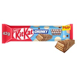 KitKat Chunky Cookie Dough Flavour Chocolate Bar 42g 89p PMP
