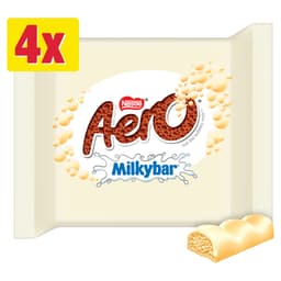 Aero Milkybar White Chocolate Multipack 4 Pack 108g