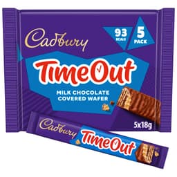 Cadbury Timeout 5 Pack Multipack 90g