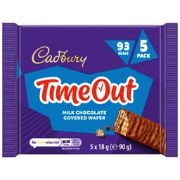 Cadbury Timeout 5 Pack Multipack 90g