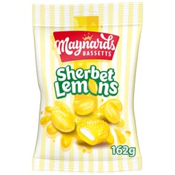 Maynards Bassetts Sherbet Lemons Bag 162g
