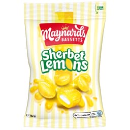 Maynards Bassetts Sherbet Lemons Bag 162g