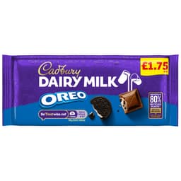 Cadbury Dairy Milk Oreo Chocolate Bar 120g £1.75 PMP