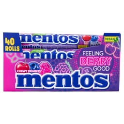 Mentos Feeling Berry Good Chewy Dragees Roll 37.5g