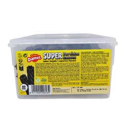 Damel Super Liquorice Lances Tub 1.68kg