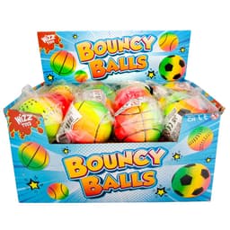 Wizz Toys Rainbow Bouncy Balls 24 Balls