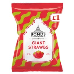 Bonds Giant Strawbs Bags 130g £1 PMP