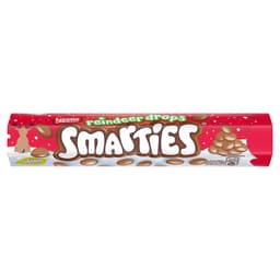 Smarties Reindeer Drops Milk Chocolate Giant Tube 120g
