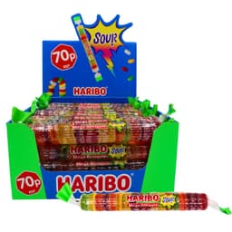 Haribo Mega-Roulette Jelly Fruit Sweets Fun Size Pack 45g 70p PMP