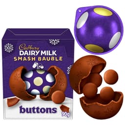 Cadbury Dairy Milk Buttons Smash Bauble 90g